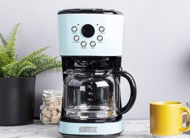 12 Cups Coffee Maker, Turquoise