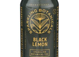 12 oz Black Lemon Sparkling Botanicals Tea, Pack of 12