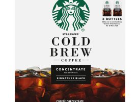 Starbucks Cold Brew Coffee Concentrates, Signature Black (32 oz, 2 pk.)