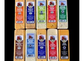 Wisconsin Specialty Cheese Blocks 7oz 10 favors