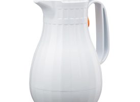 Service Ideas Eco-Serv Carafe, Plastic, White (1.3L)