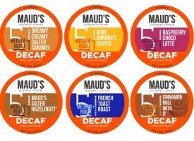 Maud's Decaf Flavored Coffee Pods Variety Pack (6 Blends) - 100ct