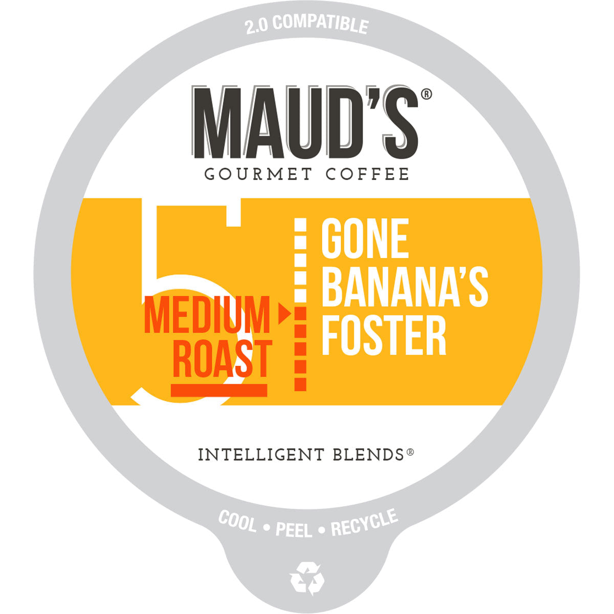 Maud's Banana Foster Flavored Roast Coffee Pods - 100ct
