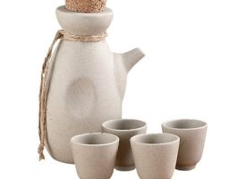 Home Wine Holder Bottle Glass Glasses Mini Kettle Sake Cups Japanese Pot Ceramics