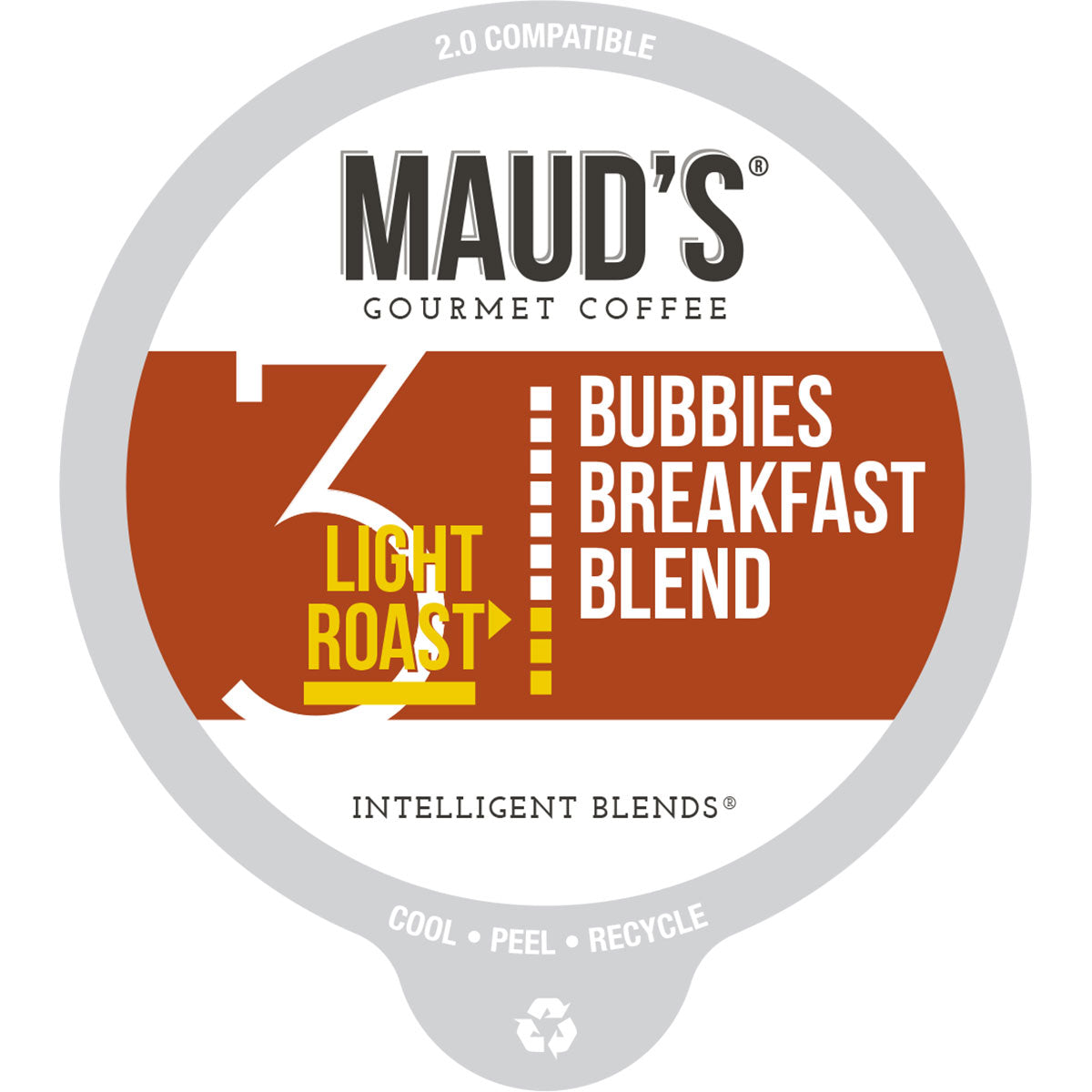 Maud's Breakfast Blend Light Roast Coffee Pods - 100ct