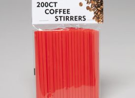 G25611CS Coffee Stirrers 200 Count 4.25 In. - Pack Of 72