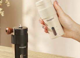 Hand-Crank Coffee Bean Grinder - Even Grinding - Compact and Easy to Control