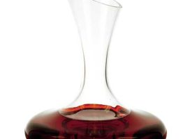 375882 2 x 7.5 x 9.5 in. Mouth Blown Crystal Wine Carafe 32 oz