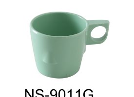 NS-9011G 8 oz Nessico Coffee & Tea Cup, Green - 2.75 x 3 in. - Pack of 48