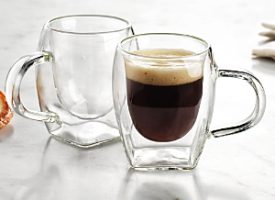 Godinger Contessa Double Walled Espresso Cup, Set of 2