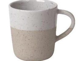 2.4 oz Sablo Ceramic Stoneware Espresso Mug, Set of 4