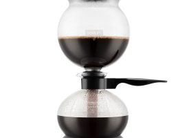 Bodum PEBO Vacuum coffee maker, 8 cup, 1.0 l, 34 oz Black