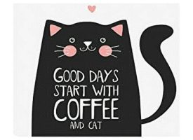 Good Days Start With Coffee Mouse Pad Gaming Mousepad 9.84 (L) x 7.87 (W)