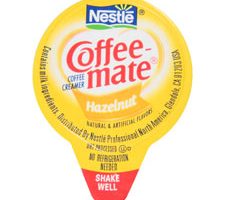 NES35080 Coffee-Mate Hazelnut Creamer Singles, 180 Per Count
