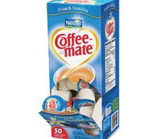 NES35170CT Coffee-Mate Vanilla Liquid Creamer Singles, 50 Per Count