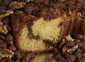 CCSMCN Small- 8 in.- 1.75 lbs Chocolate Chip Coffee Cake- No Nuts