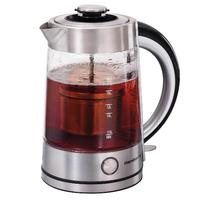 1.7 Liter Electric Glass Kettle with Tea Steeper (40868)