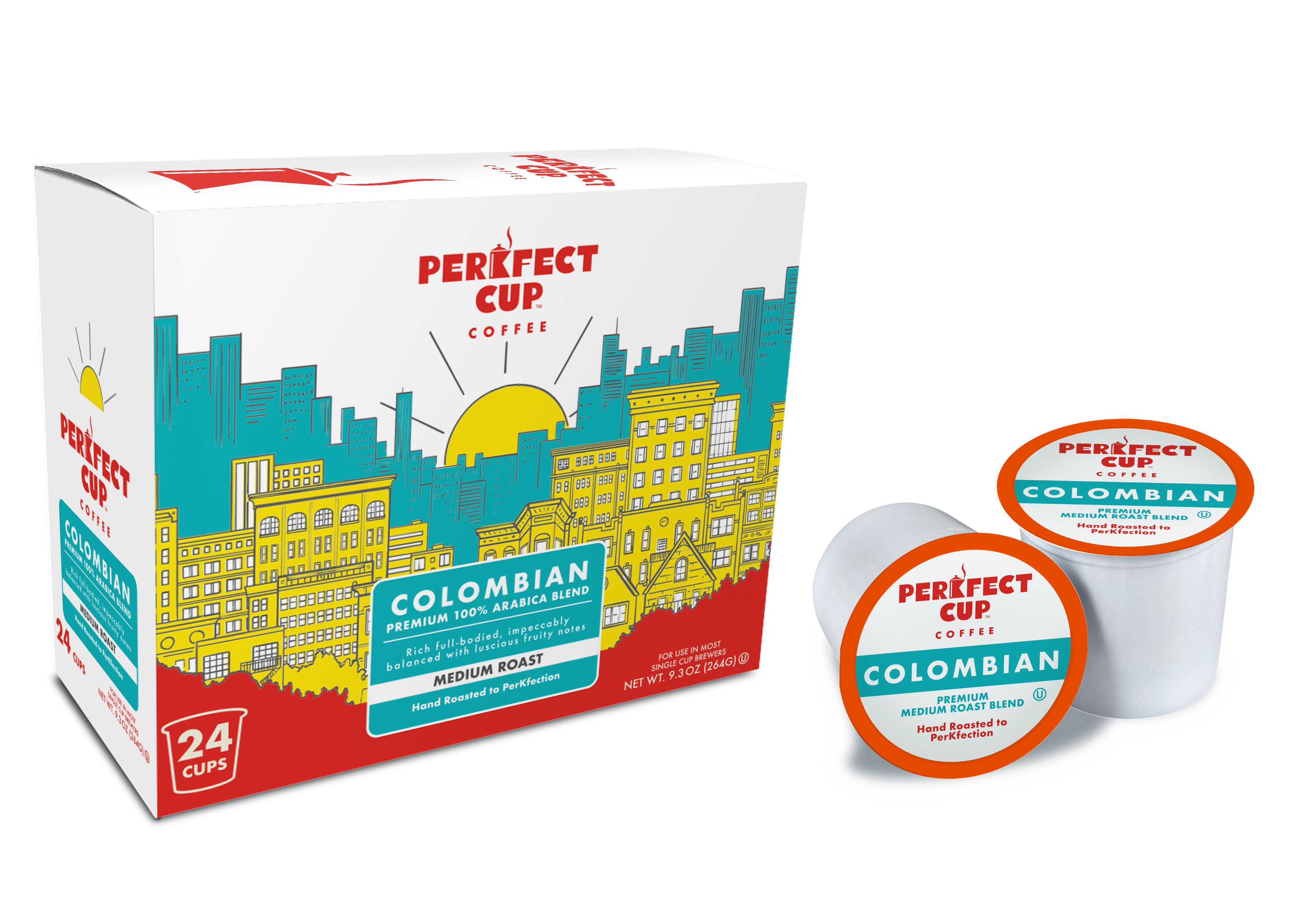 PerKfect Cup Coffee, Pod, Colombian, 24ct