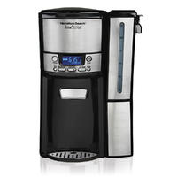 BrewStation 12 Cup Programmable Coffee Maker with Removable Water Reservoir, Black & Stainless (47950)
