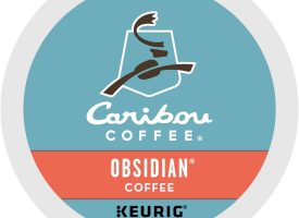 Caribou Coffee Obsidian Coffee K-Cup® Box 24 Ct - Kosher Single Serve Pods