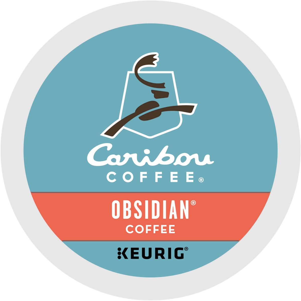 Caribou Coffee Obsidian Coffee K-Cup® Box 24 Ct - Kosher Single Serve Pods