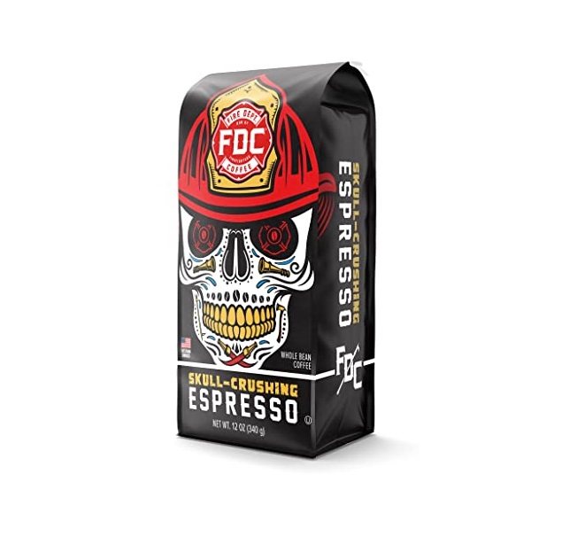 12 oz Skull-Crushing Espresso Whole Bean & Ground Coffee - Pack of 6