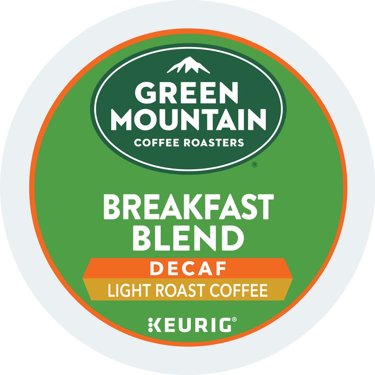 Green Mountain Coffee Breakfast Blend Decaf Coffee K-Cup® Box 12 Ct - Kosher Single Serve Pods