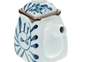 Soy Sauce Pot Kitchen Storage Glass Tea Kettle Syrup Seasoning Bottle Dispenser Ceramic Condiment