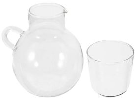 Glass Pot Set Water Jug Mouthwash Container for Bathroom Bottle Kettles Multi-function