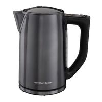 1.7 Liter Variable Temperature Electric Kettle, Black and Stainless Steel (41027R)