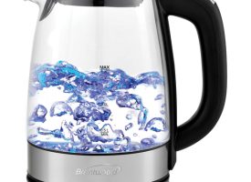KT-1982DBK 1.7 ltr Cordless Digital Glass Electric Kettle, Black