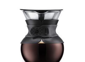 Bodum POUROVER Coffee maker with permanent filter, 0.5 l, 17 oz Black