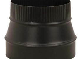 BM0079 6" x 8" Reducer Small 24 Gauge - Black