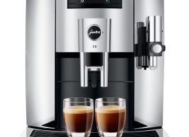 Jura E8 (NAA) Automatic Espresso Machine - Chrome