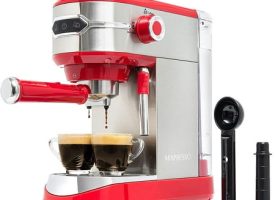 durable Espresso Maker 15 Espresso Machine With Milk Frother Fast Heating Automatic Espresso Machine Steam Wand For Latte and Cappuccino 37 Oz Removable Water Tank 1450W Coffee Maker