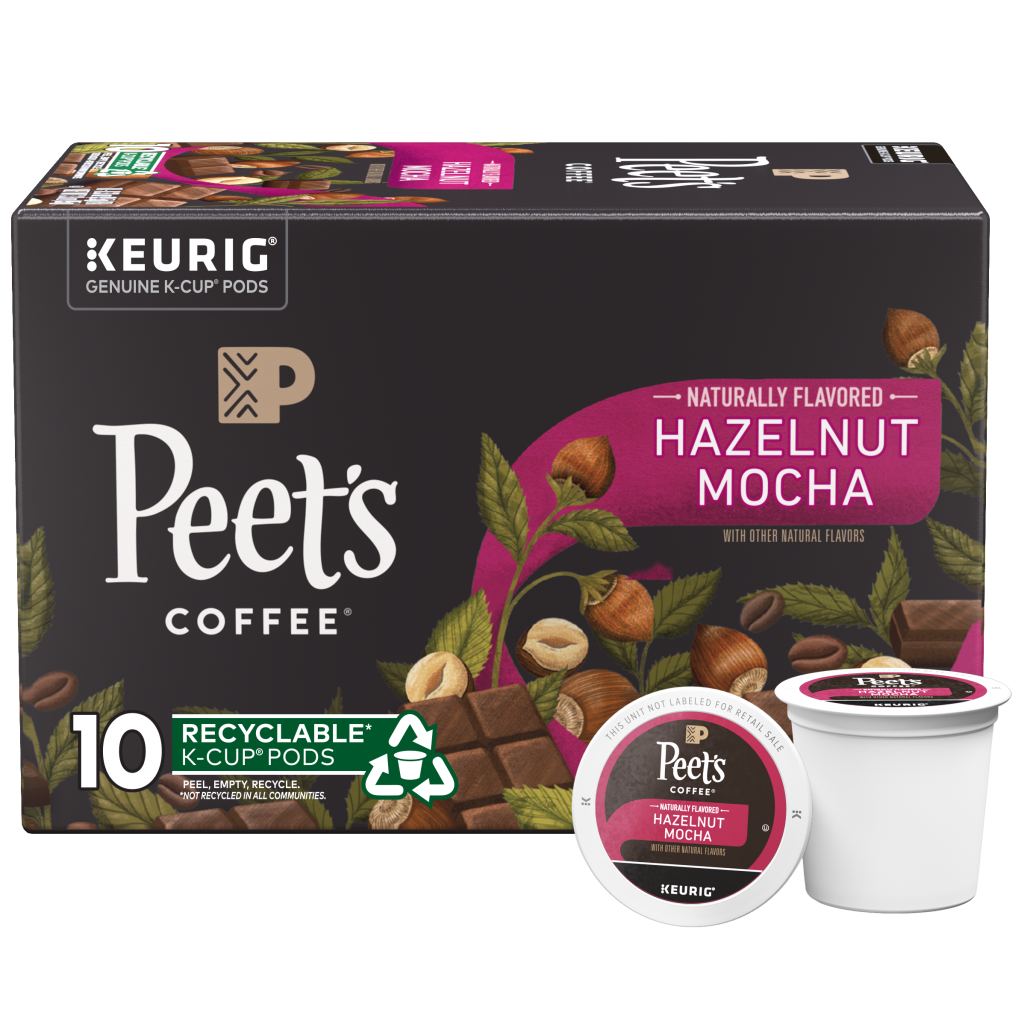 Peets Hazelnut Mocha K Cup® Pods Free Shipping Over 49 Best Quality Coffee 2472