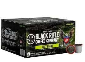 Black Rifle Coffee Company Just Black, Medium Roast K-Cup Coffee Pods (75 ct.)