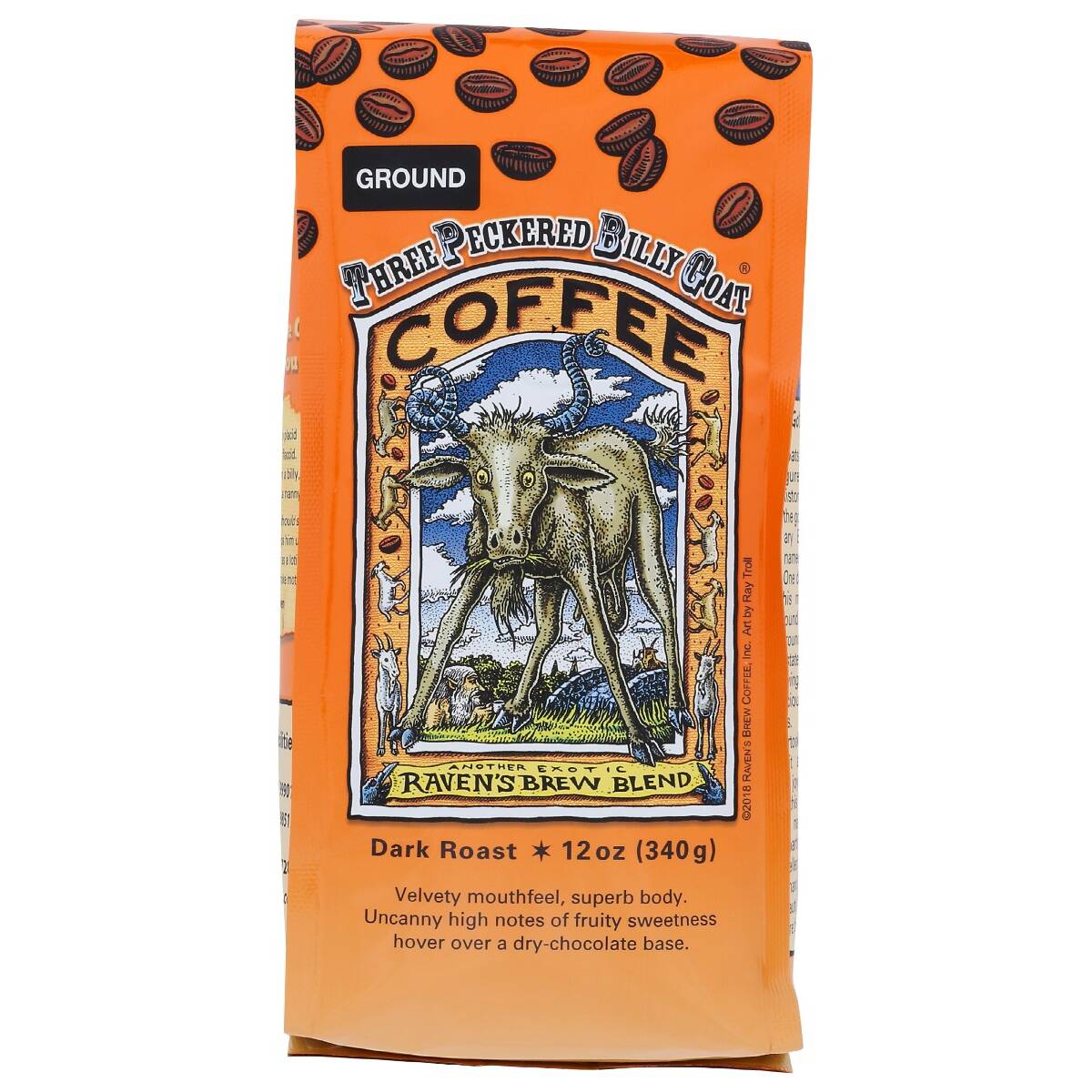 364540 12 oz Billy Goat Ground Coffee - Pack of 6