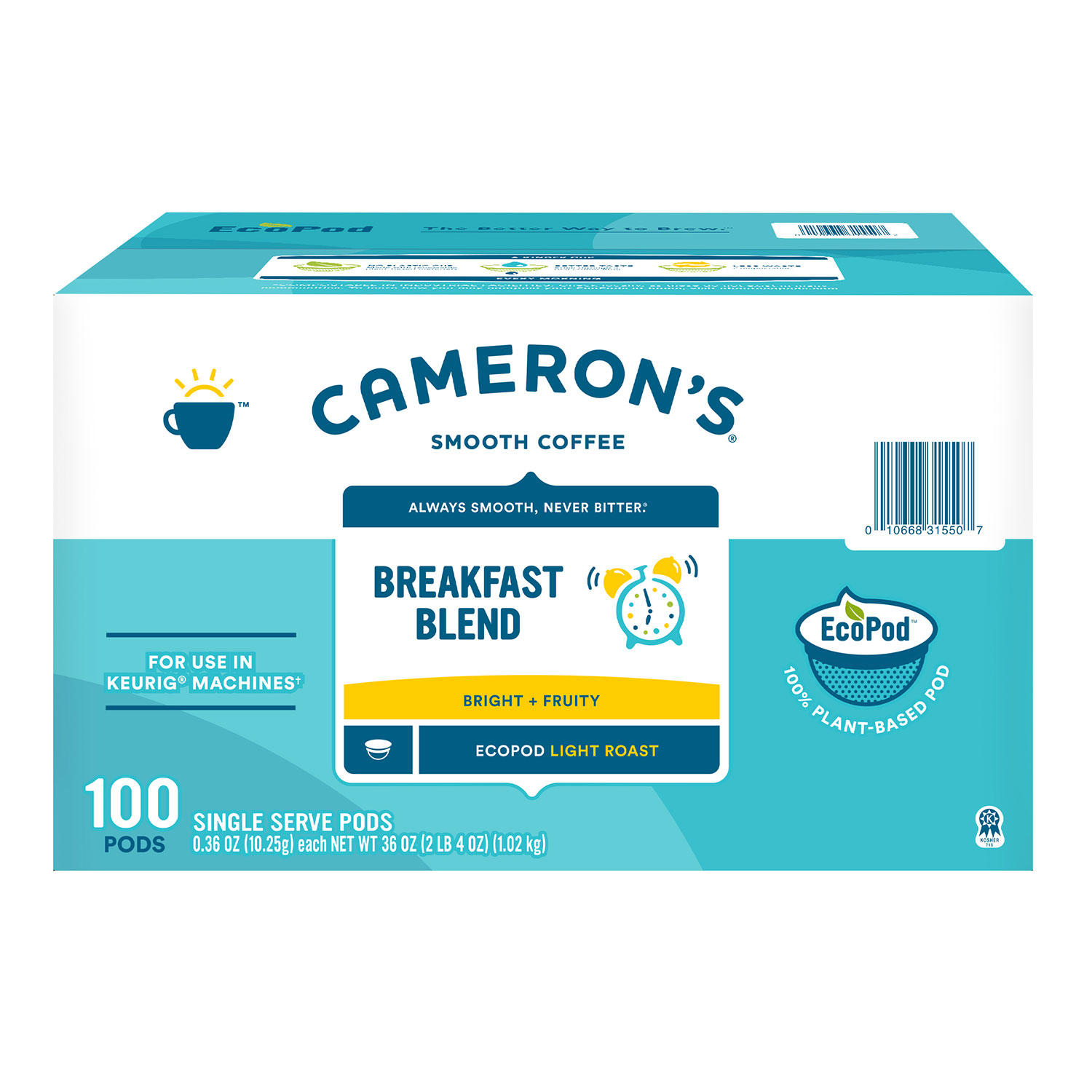 Cameron's Coffee Single-Serve Cups, Breakfast Blend (100 ct.)