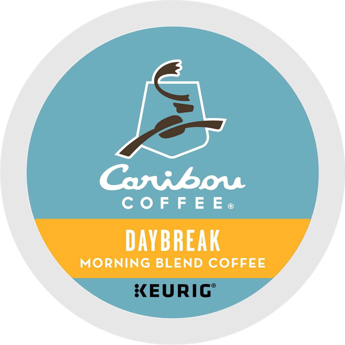 Caribou Coffee Daybreak Morning Blend Coffee K-Cup® Box 10 Ct - Kosher Single Serve Pods