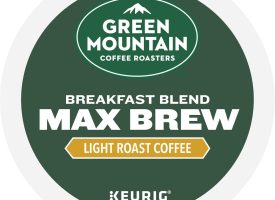 Green Mountain Coffee Breakfast Blend Max Brew Coffee K-Cup® Box 10 Ct - Kosher Single Serve Pods