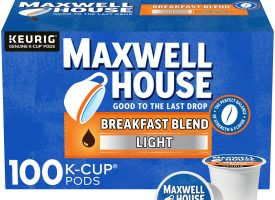 Maxwell House Light Roast Breakfast Blend Coffee K-Cup Pods (31 oz, 100 ct.)
