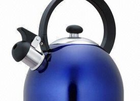 77001 Prelude 2.1 Qt Whistling Metallic Blue Tea Kettle