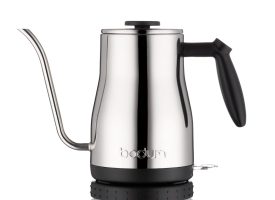 Bodum BISTRO Gooseneck Electric water kettle, 1.0l Shiny