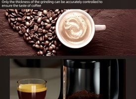 Electric Burr Coffee Grinder with 31 Precise Grind Setting LCD Display Conical Burr Coffee Grinder for Espresso / Drip Coffee and French Press Coffee