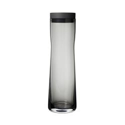 63807 34 oz Splash Water Carafe Smoked Glass, Black