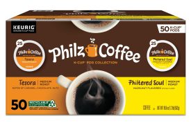 Philz Coffee Philtered Soul and Tesora Medium Roast K-Cup Pods, Variety Pack, 50 ct.